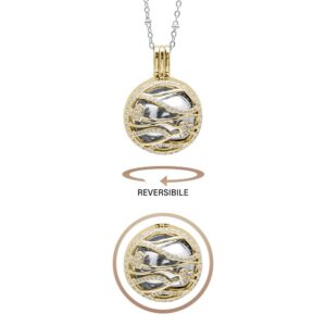 For You Jewels - Chiama Angeli Reversibile Cuori Dorati