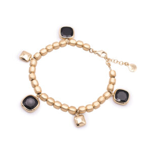 Aquaforte - Bracciale Mignon Quadrato Nero