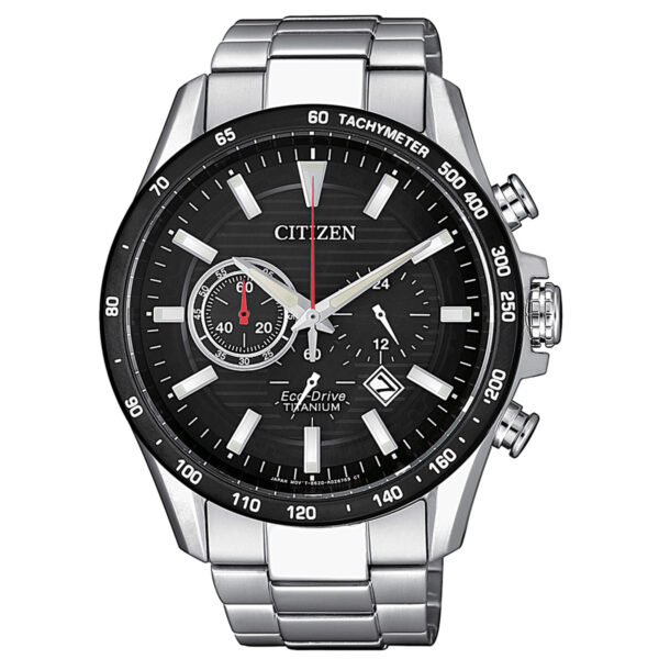 Citizen - Crono 4444 Super Titanio Nero